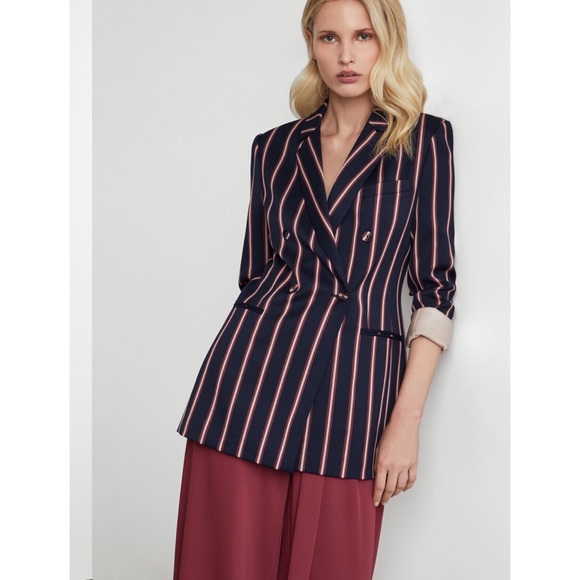 bcbg double breasted blazer dress